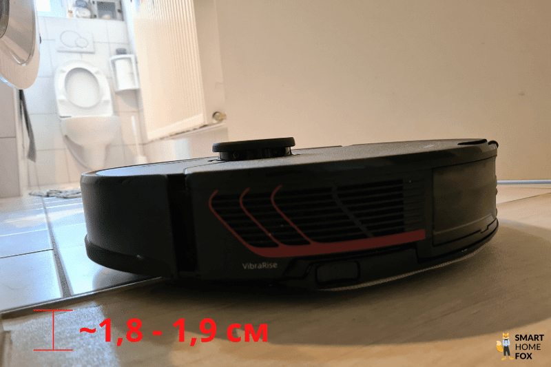 Roborock S7 MaxV Ultra преодолевает высокий порог